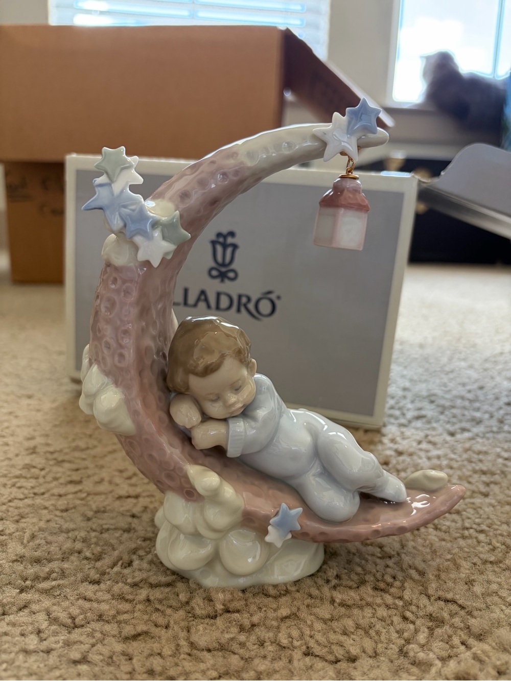 Lladró Heavenly Slumber Boy Figurine